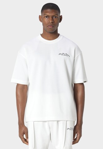 T-Shirt 'Crest' Pas De Monaco en blanc