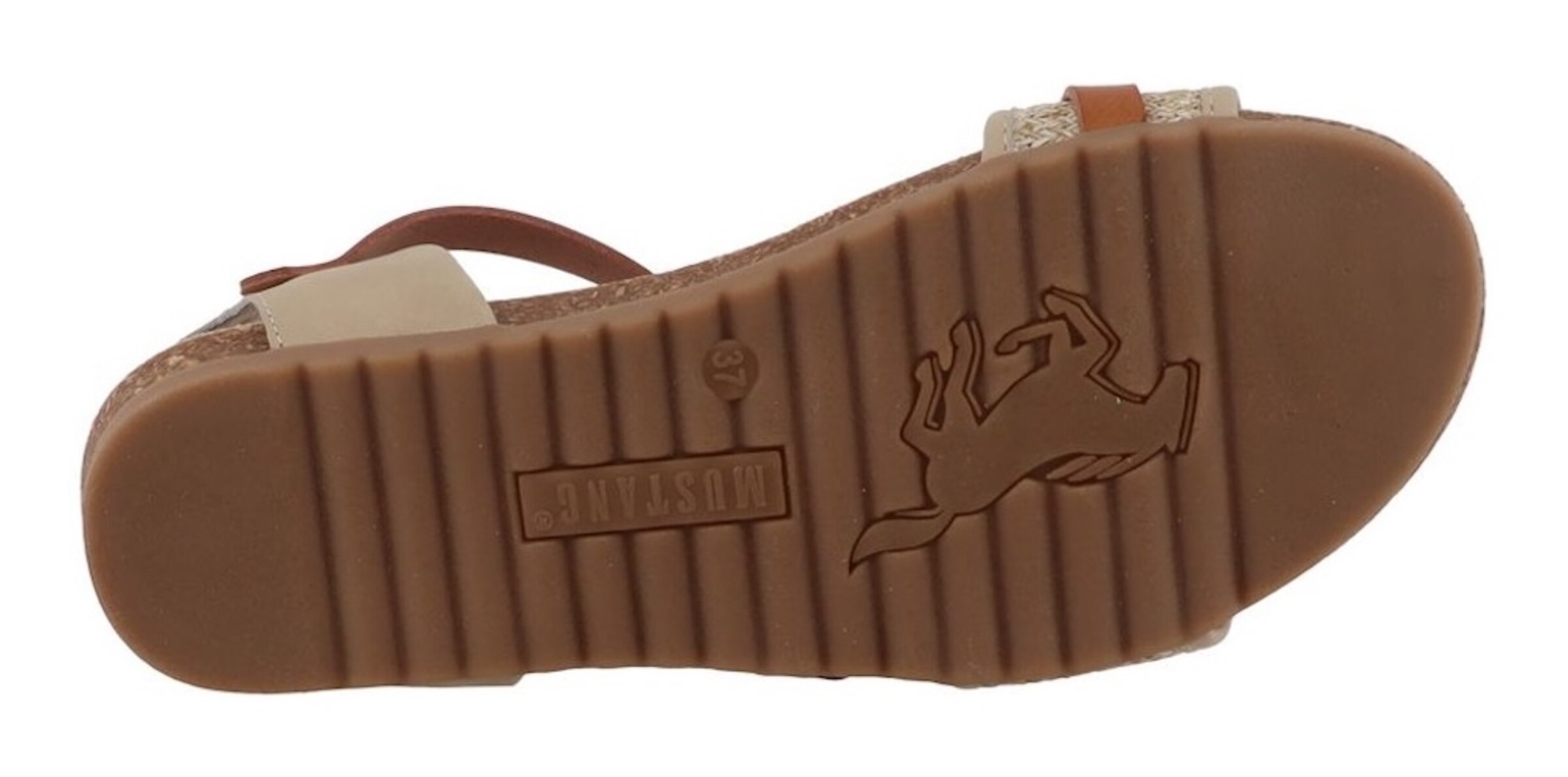 MUSTANG Sandale in Beige