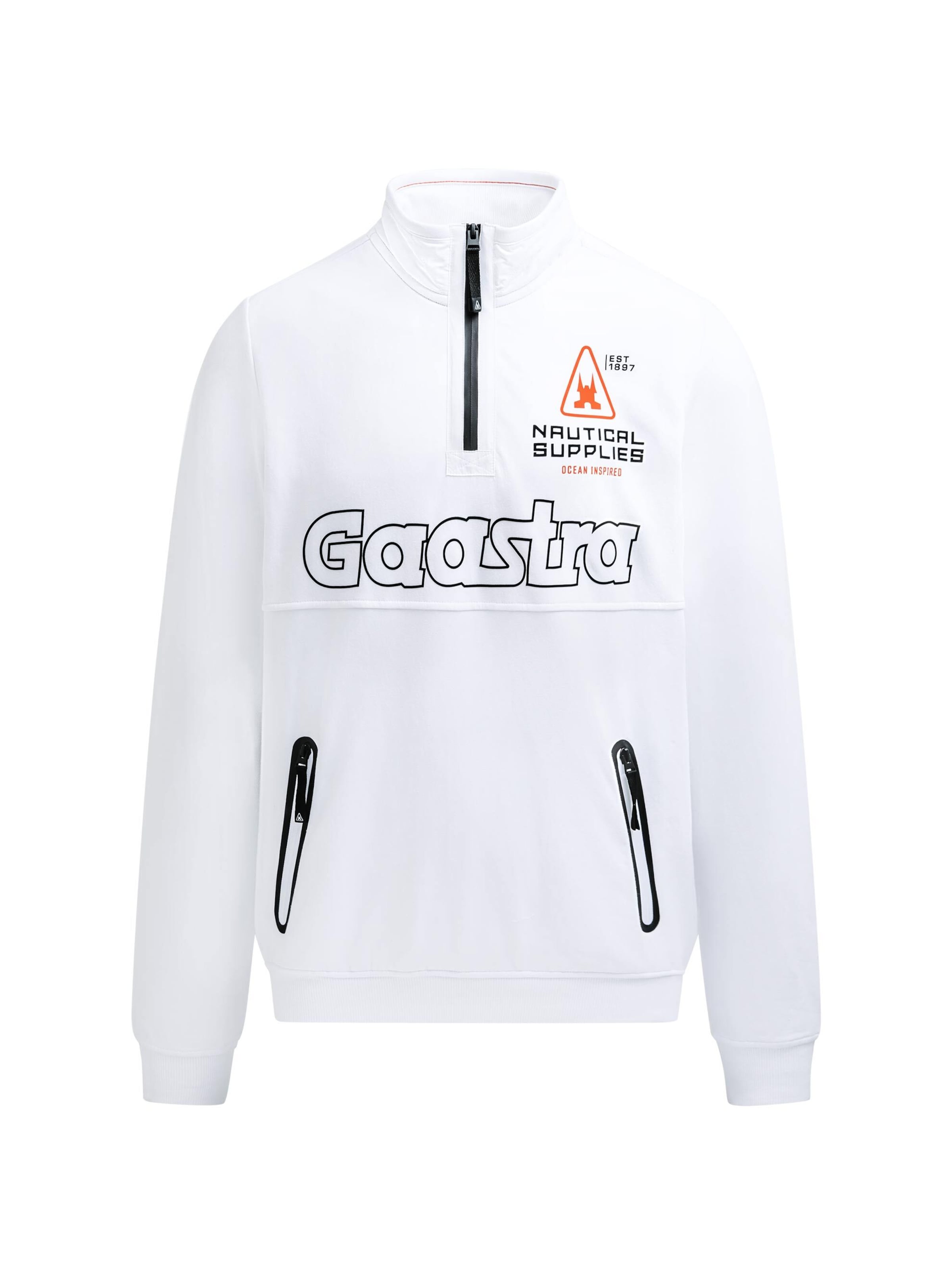 Gaastra Sweatshirt in White: front