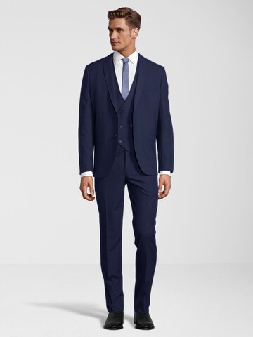 Steffen Klein Slim fit Suit in Blue: front