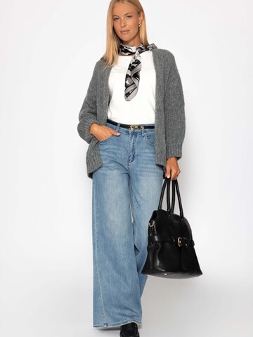 SASSYCLASSY Oversized Cardigan in Grey