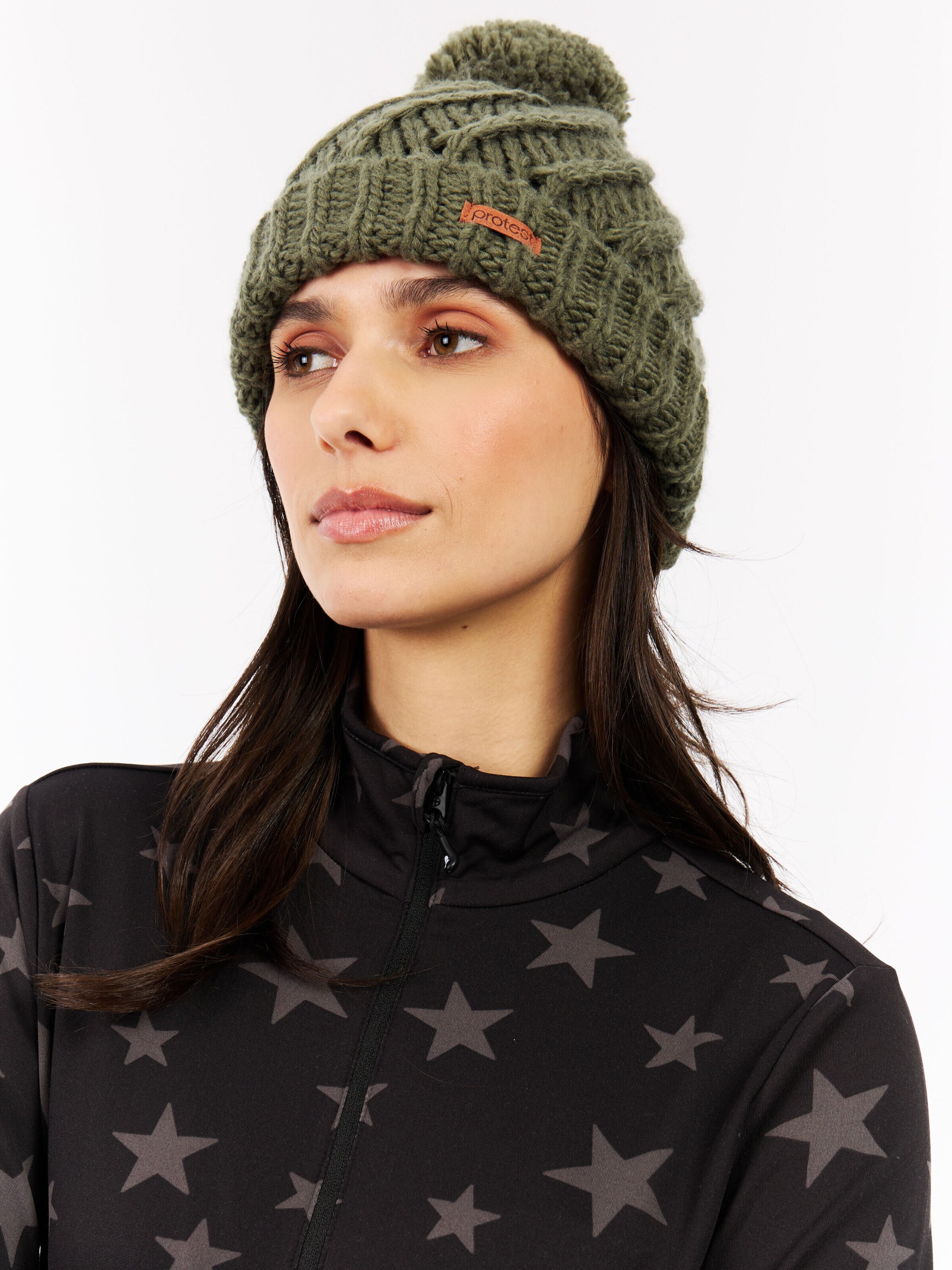 PROTEST Athletic Sweatshirt 'PRTVessy' in Black