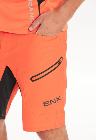 ENDURANCE Regularen Športne hlače 'Jamal' | oranžna barva