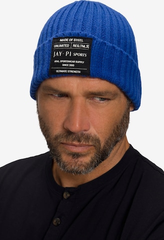 JAY-PI Beanie in Blue: front