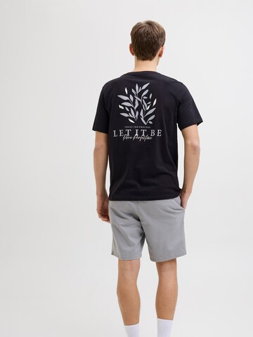 JJ Rebel T-Shirt 'JREBBERN' in Schwarz: Vorderseite