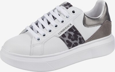 Lumberjack Sneaker ' Juliette' in grau / silber / weiß, Produktansicht