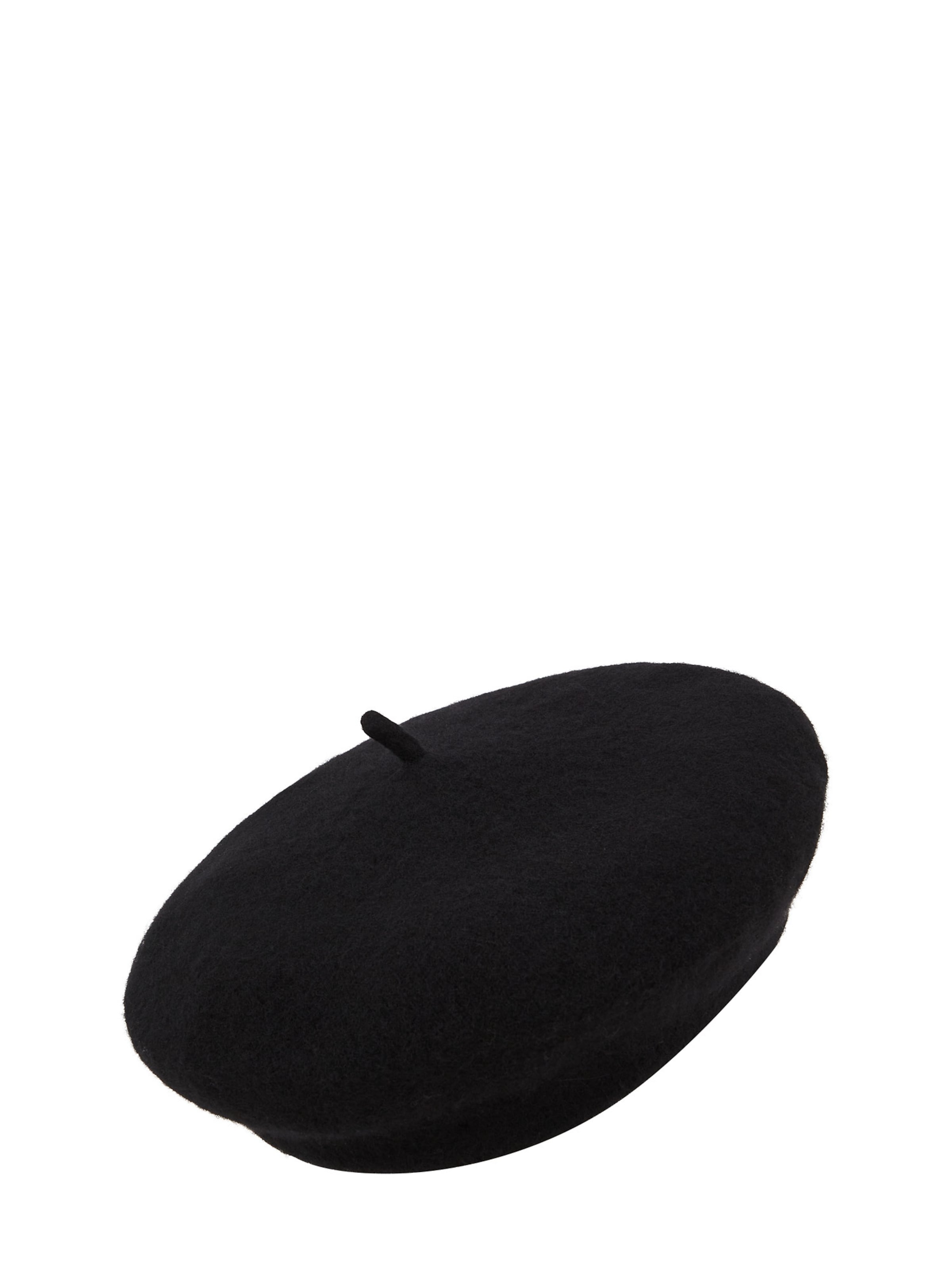 Căciulă 'AUTOGRAPH' de la Karl Lagerfeld pe negru: față