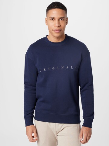 Sweat-shirt 'Copenhagen' JACK & JONES en bleu : devant