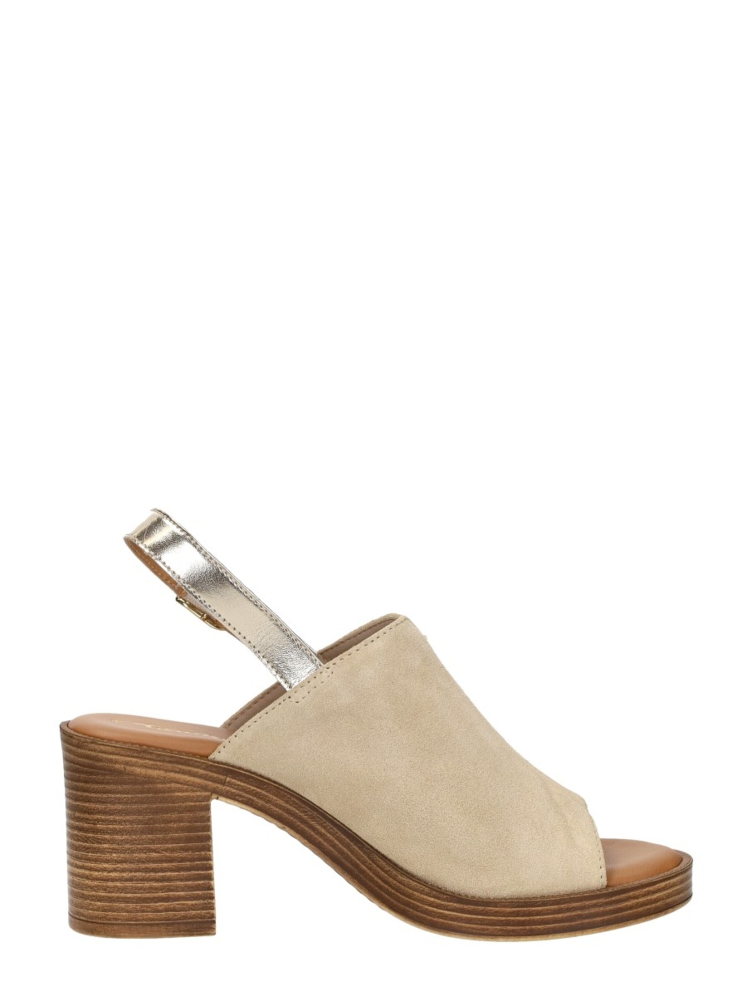 Sandales à lanières 'Sandalen Hak' Tamaris en beige