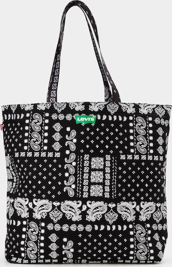 LEVI'S ® Shopper in grün / schwarz / weiß, Produktansicht