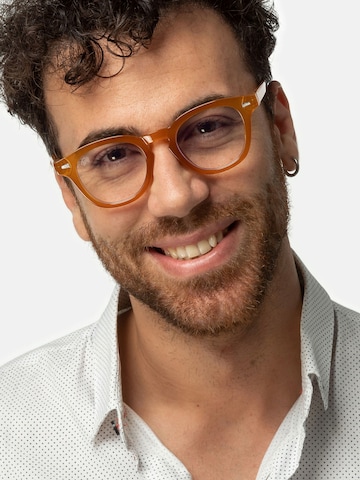 TWIG Concept Milano Okulary 'Bauman BlueLight' w kolorze żółty