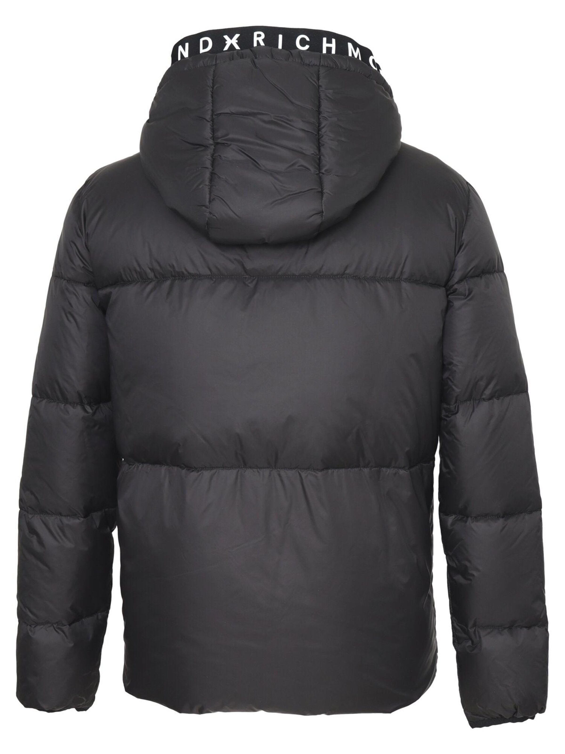 John Richmond Wintermantel 'Lima'‌‌‌‌ in Schwarz