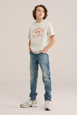 WE Fashion Тениска в бежово