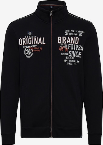 FQ1924 Zip-Up Hoodie 'LENNE' in Black: front