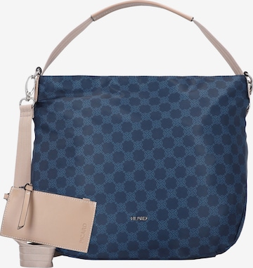 Picard Schultertasche 'Yeah ' in Blau: Vorderseite