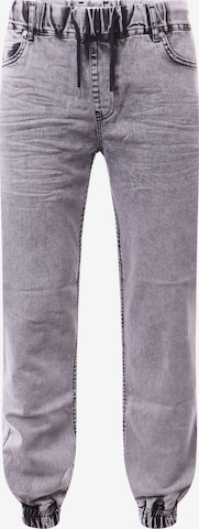 Reslad Tapered Jeans 'Jeans Denim Jogginghose' in Grau: Vorderseite