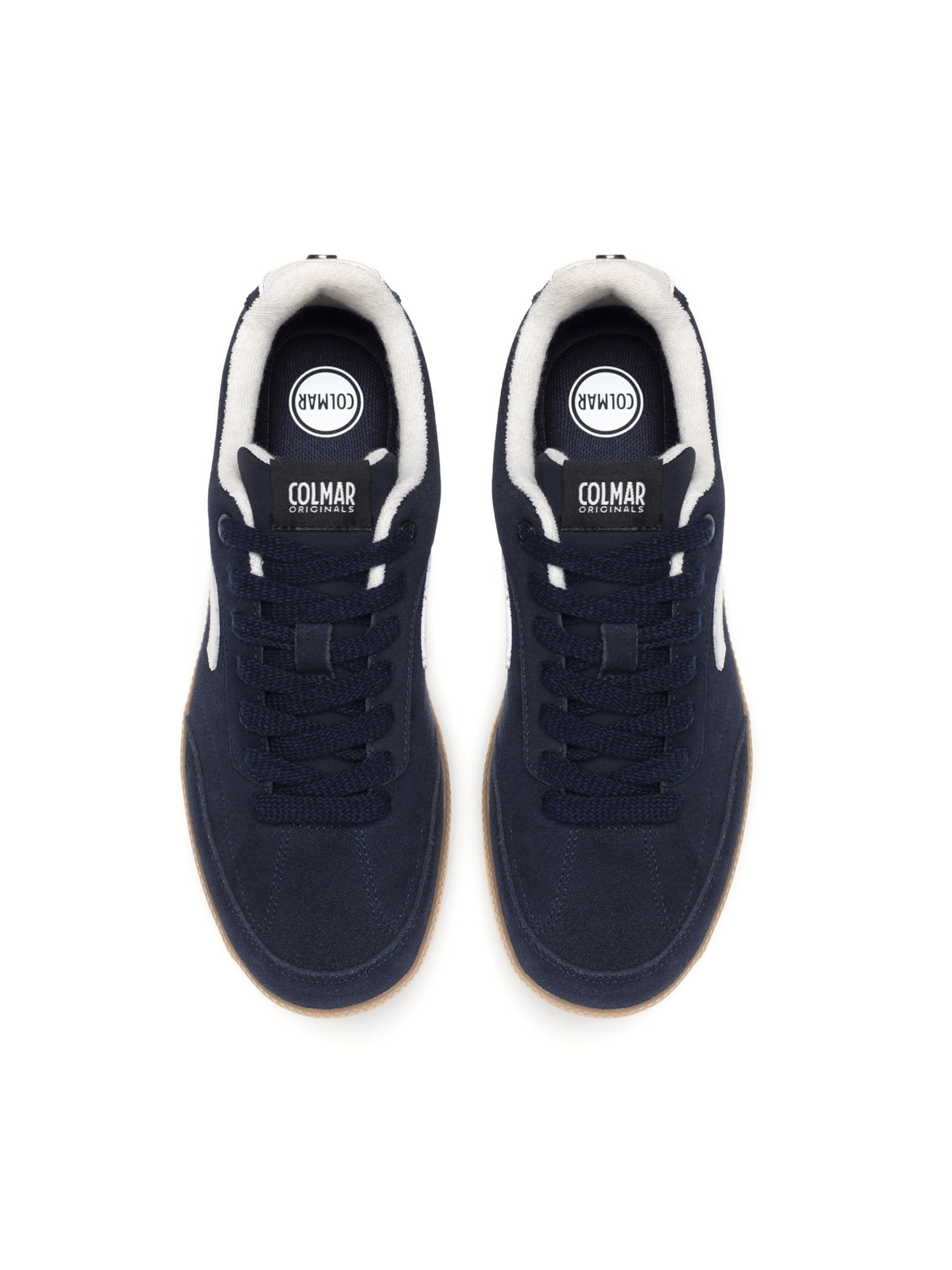 Baskets basses 'Blade Authentic' Colmar en bleu : au dessus