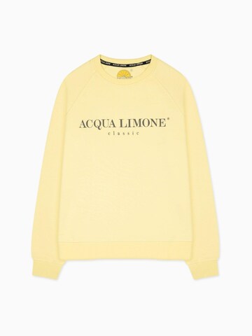 Acqua Limone Sweatshirt 'College Classic' i gul: framsida