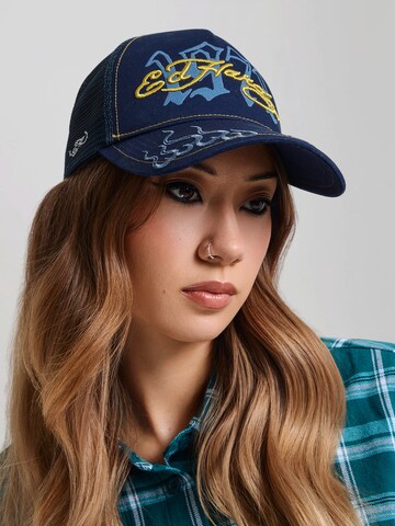 Ed Hardy Cap '1971' in Blue