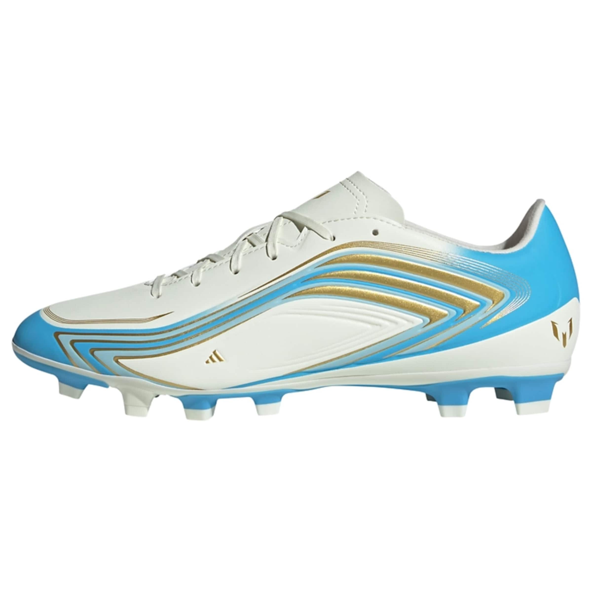 ADIDAS PERFORMANCE - Chuteira 'F50 Messi Club' em bege: frente