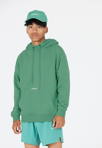 Les'Arcs Sweatshirt 'Roibin' in Grün: Vorderseite