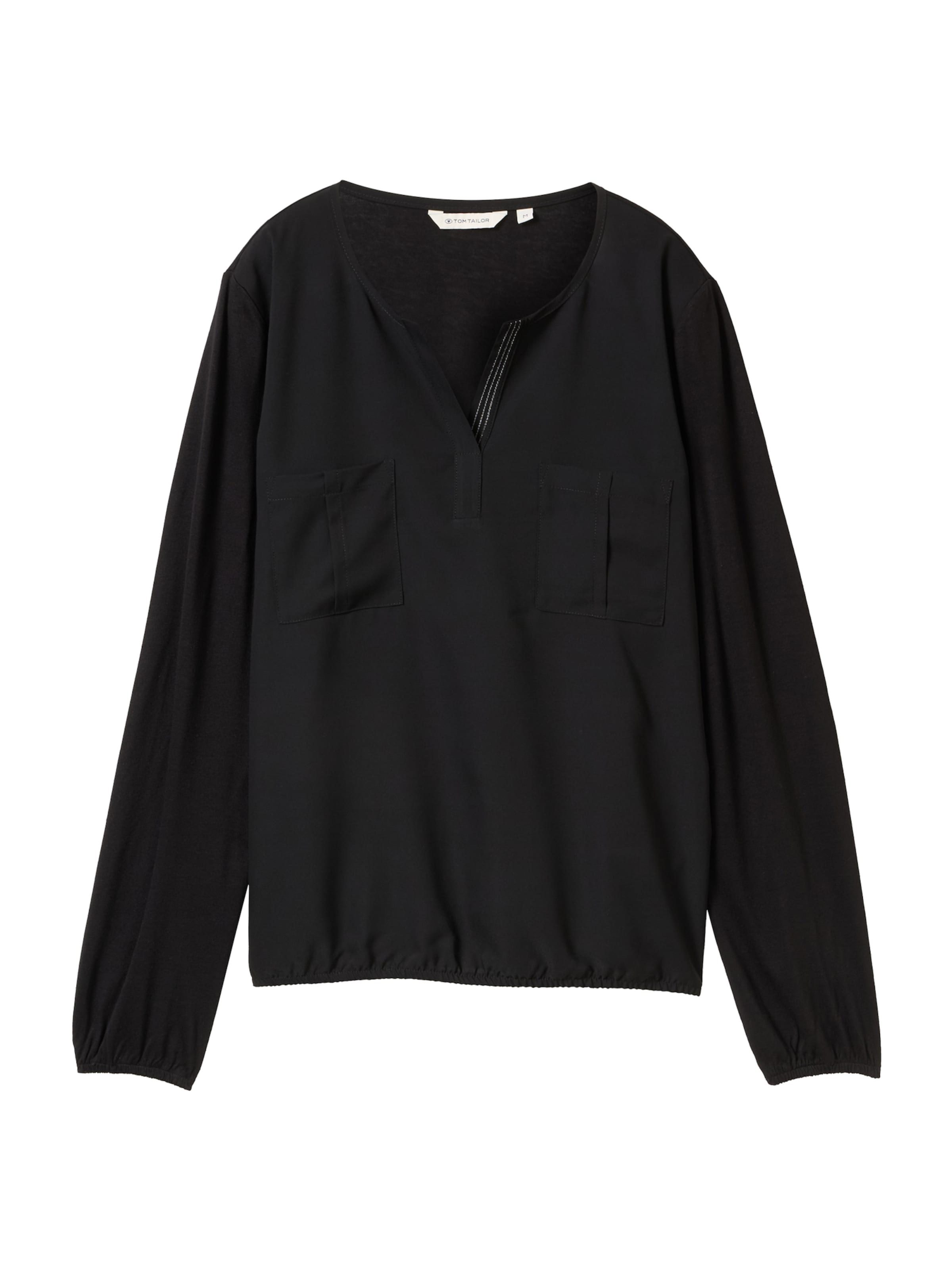 TOM TAILOR Bluse in Schwarz: Vorderseite