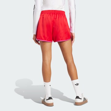 raudona ADIDAS ORIGINALS Laisvas Kelnės 'Adicolor'