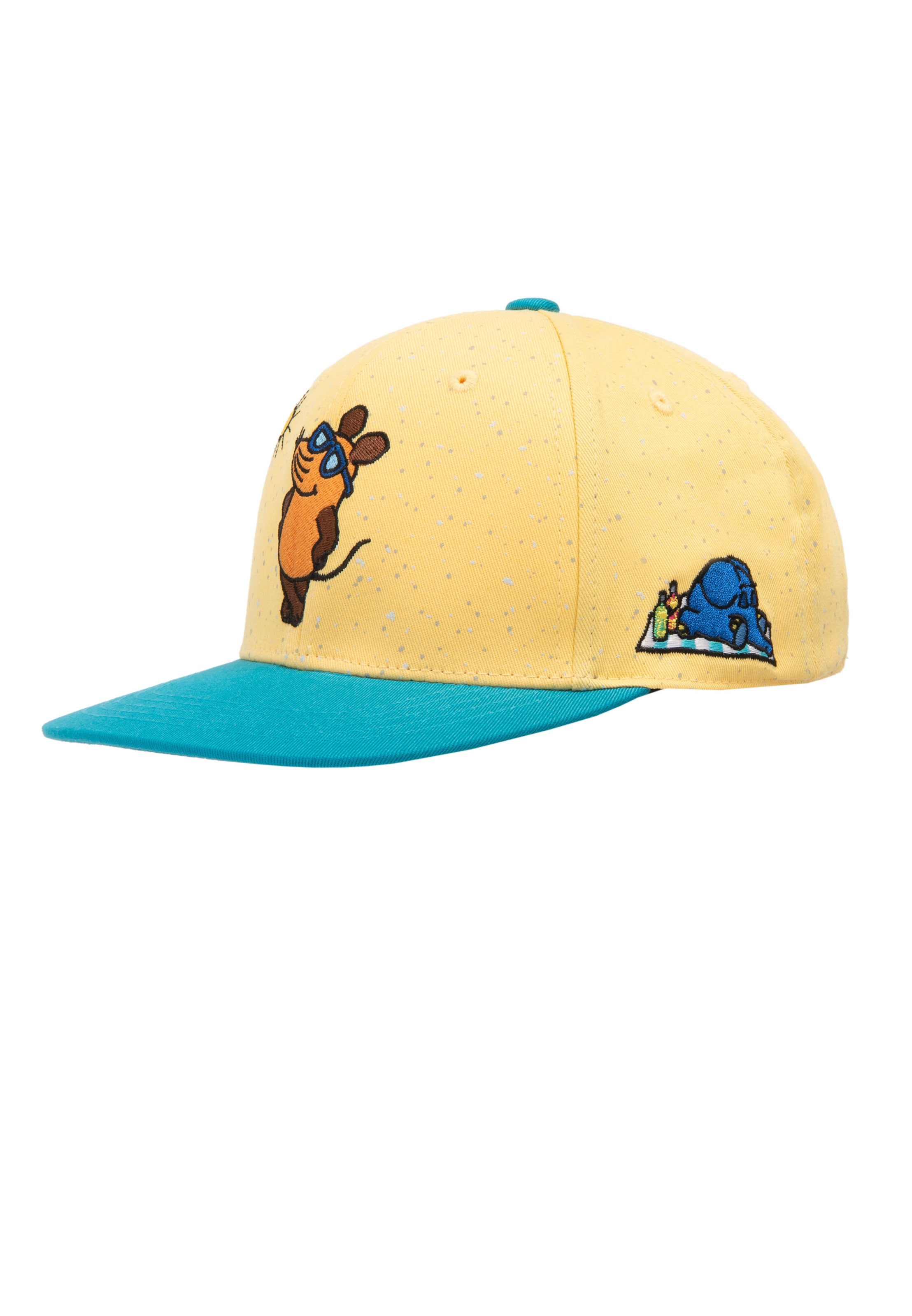 koaa Beanie 'Maus - On The Beach' in Yellow: front