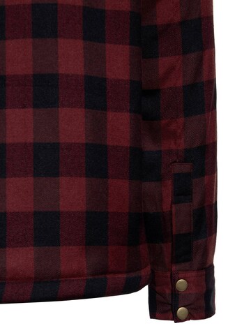 King Kerosin Regular Fit Hemd in Rot