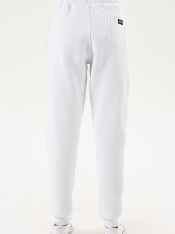 LOUIS LECLER Slimfit Broek 'Sasha' in Wit