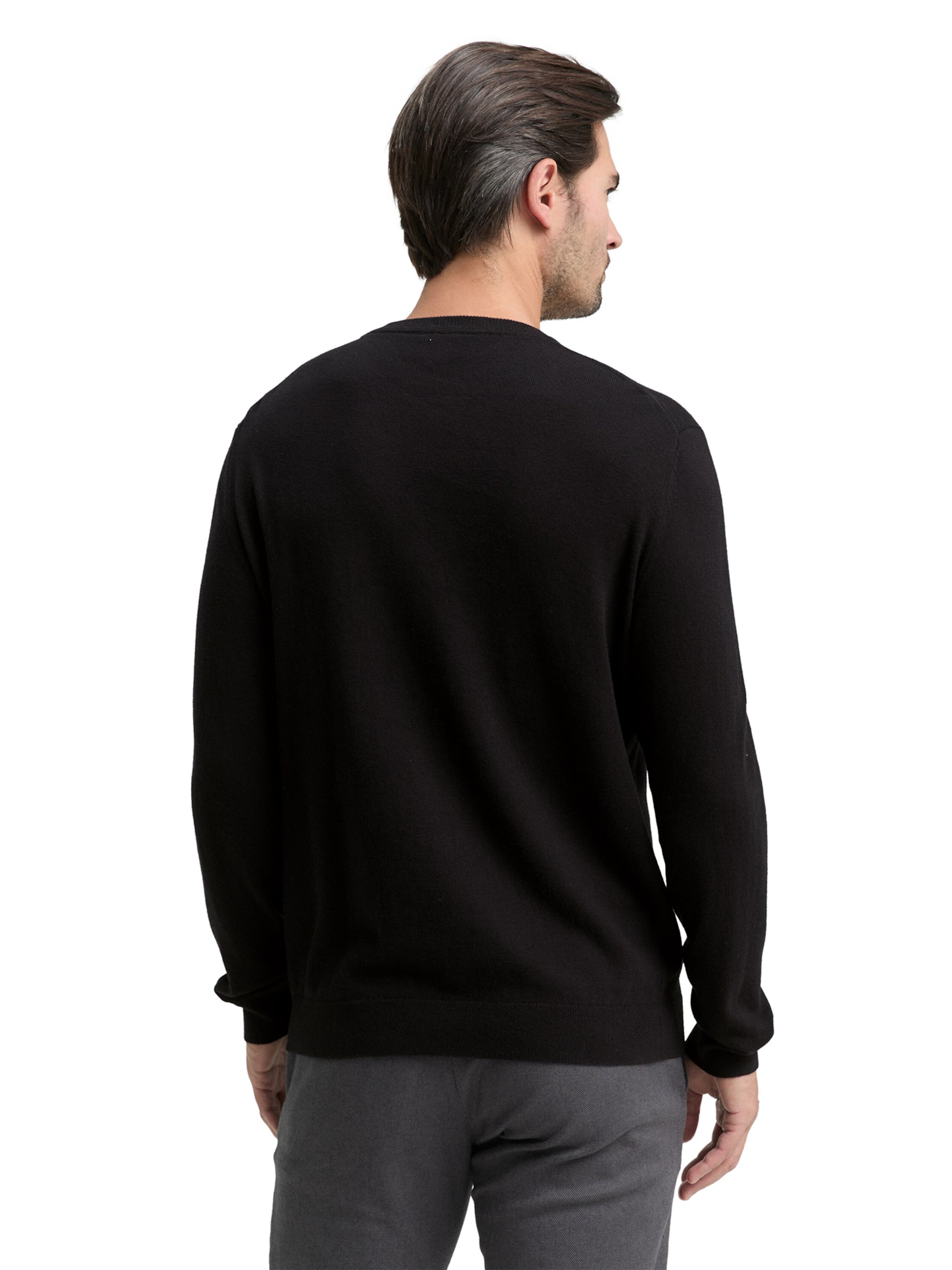 TOM TAILOR Pullover in Schwarz