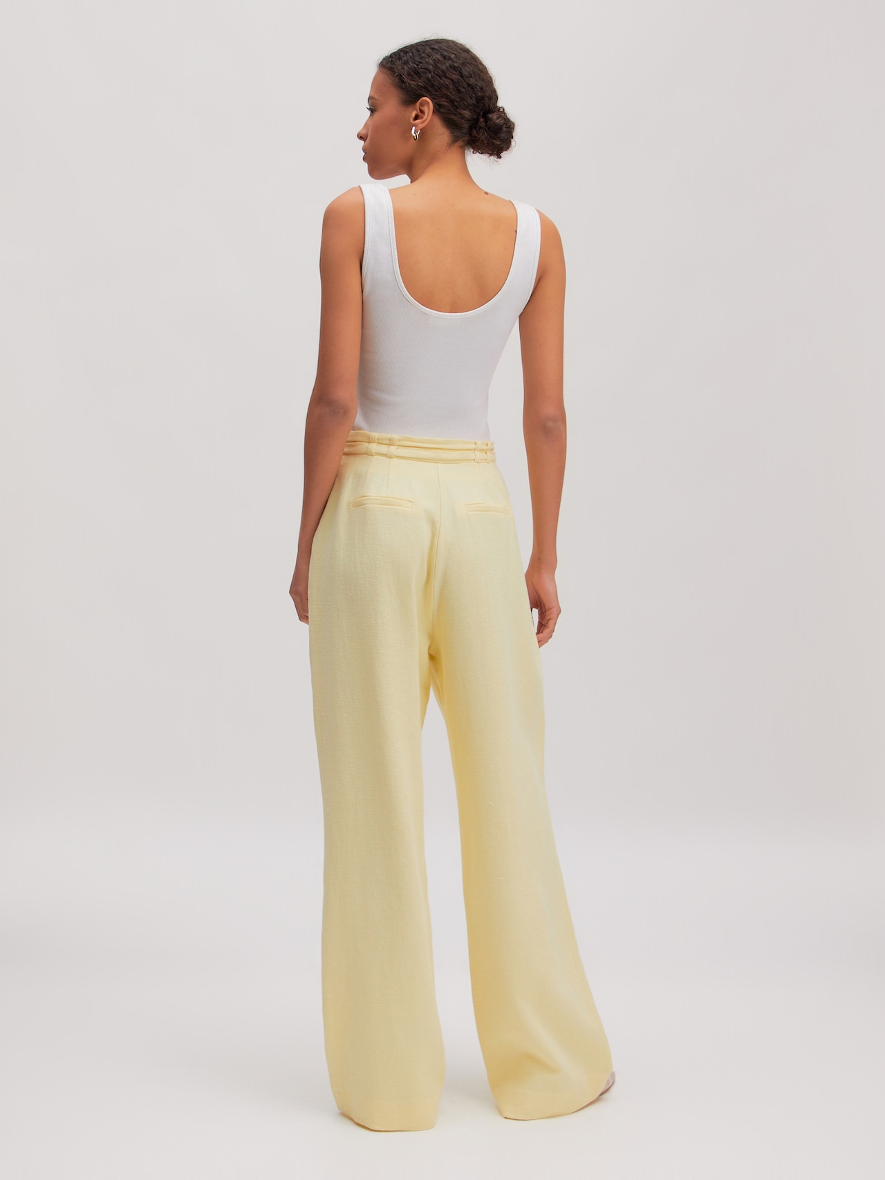 EDITED Broek 'Louisa' Crème