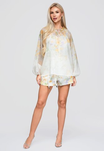 Ombre Blouse ' OW-SH-E0063' in Geel
