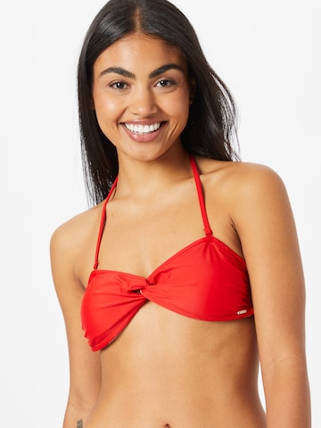 raudona Pepe Jeans Bikinio viršutinė dalis 'FABIOLA': priekis