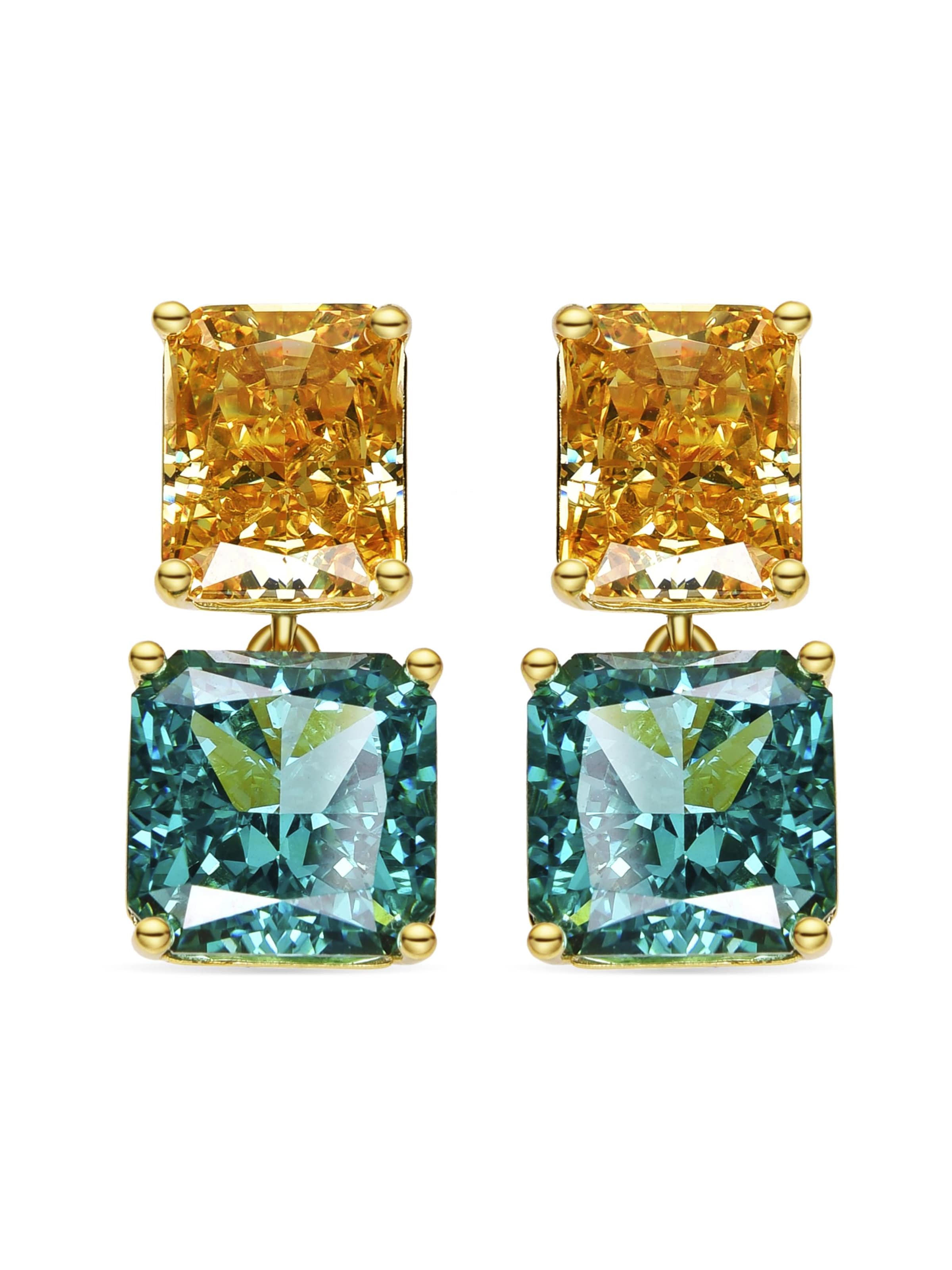 Luxenter - Pendientes 'Rokhay' en oro: frente