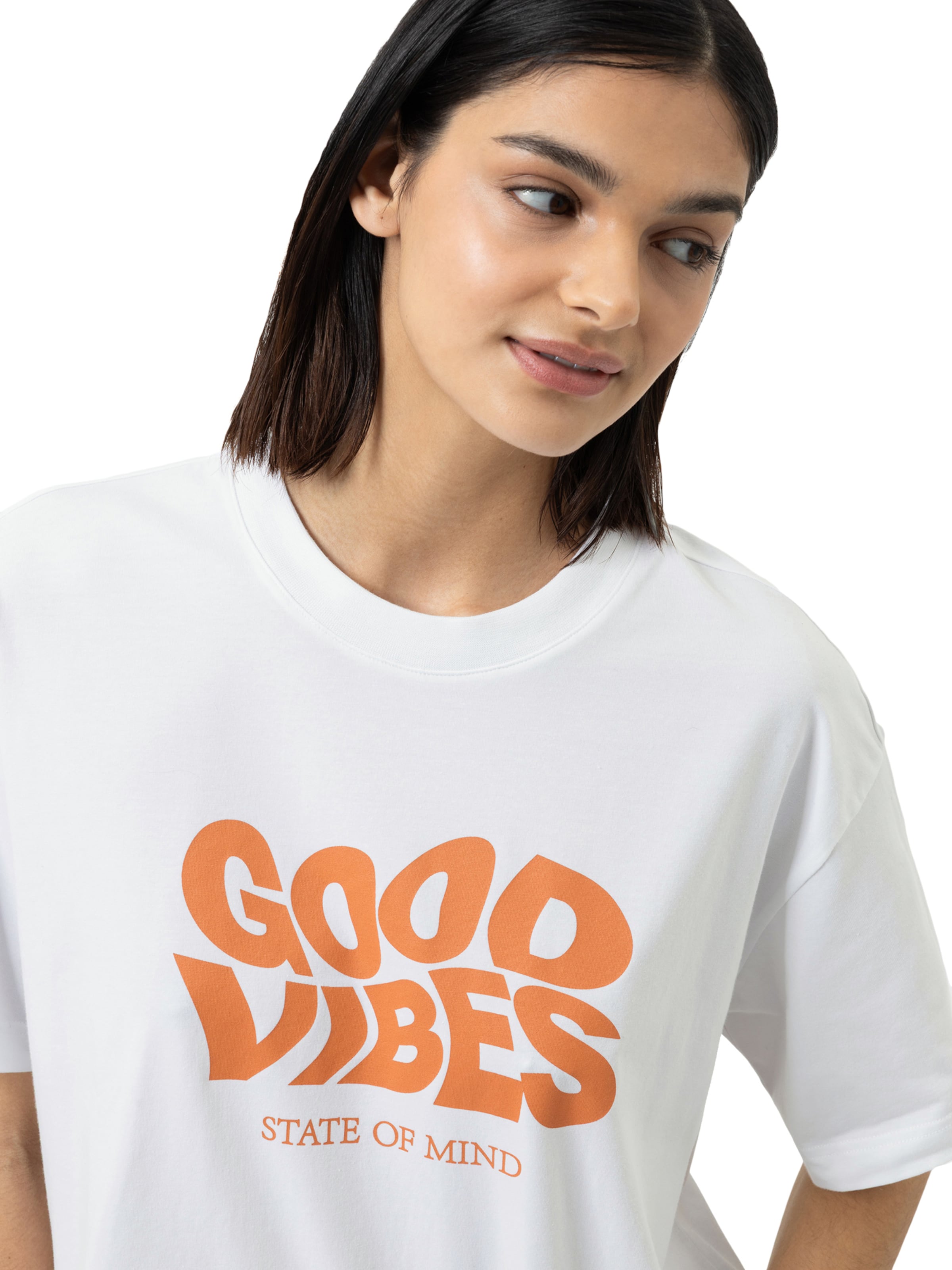 T-shirt 'Solid Love' Mey en blanc