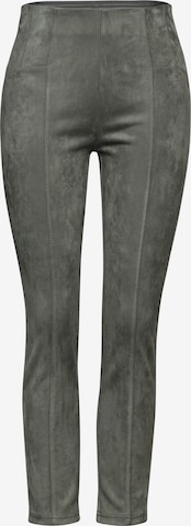 STREET ONE Slimfit Hose in Grün: Vorderseite