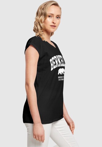 Merchcode Shirt 'Berkeley University - Bear' in Zwart