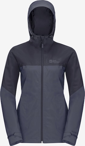 JACK WOLFSKIN Outdoorová bunda 'Weiltal 2L' - Modrá: predná strana