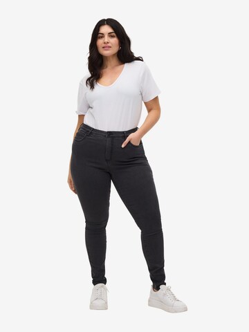 Slimfit Jeans 'AMY' di Zizzi in grigio