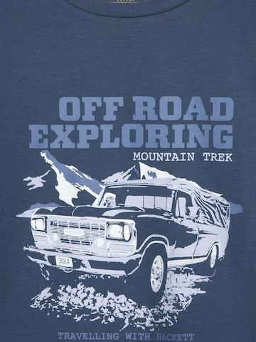 Hackett London T-Shirt 'Adventure Car' in Blau
