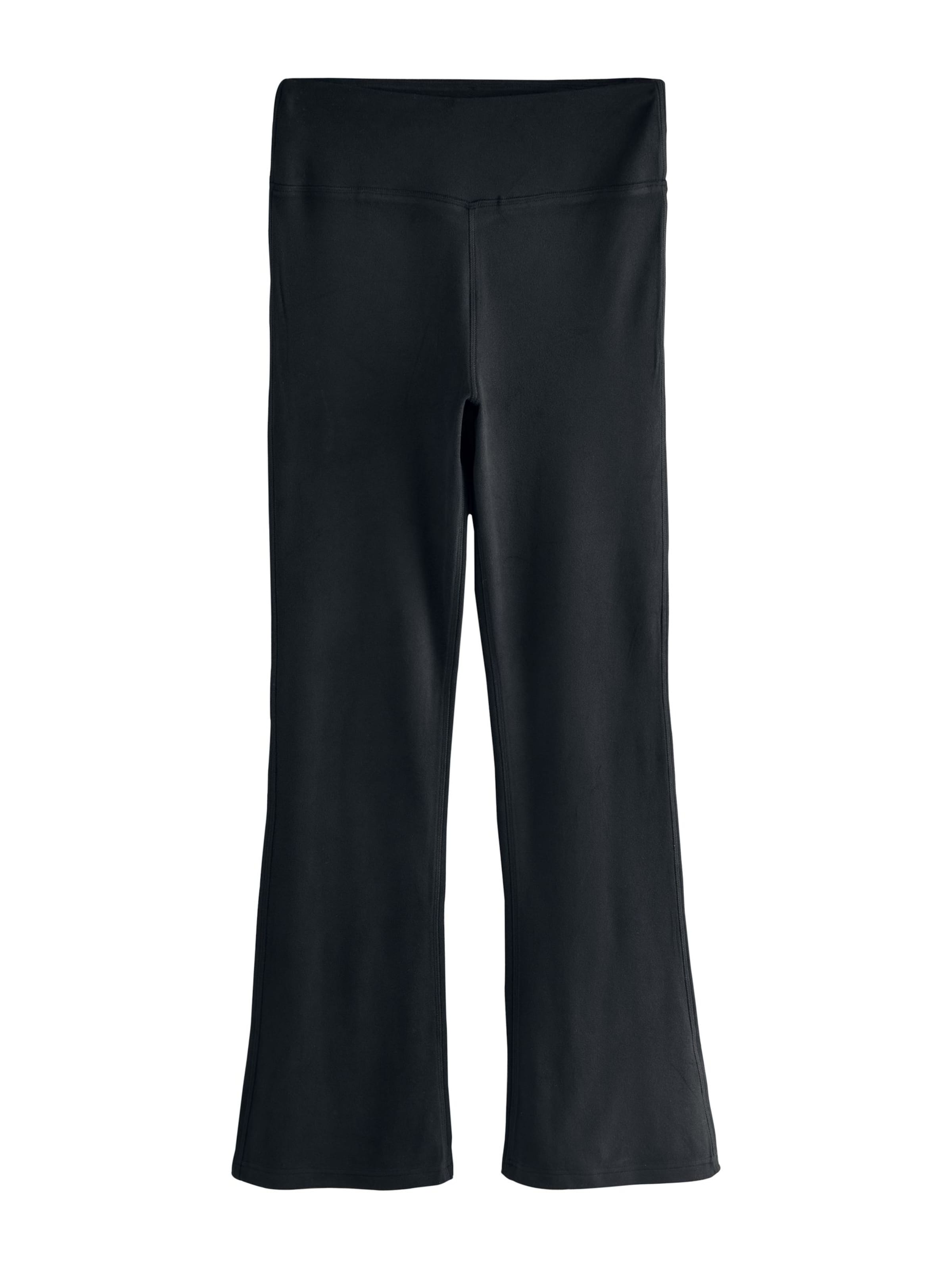 Next Flared Bukser i sort: forside