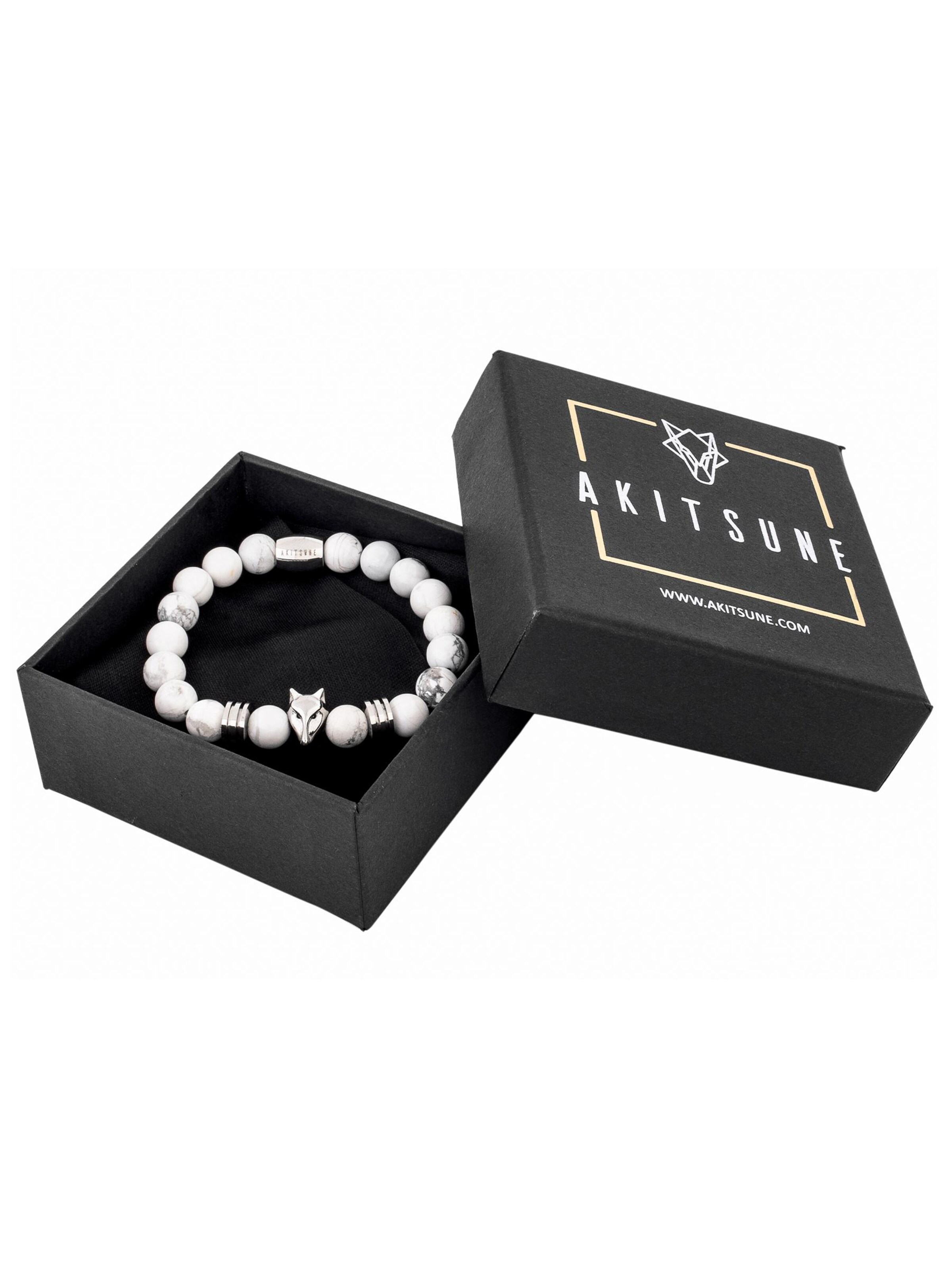 Akitsune Bracelet 'Obsidius' in White