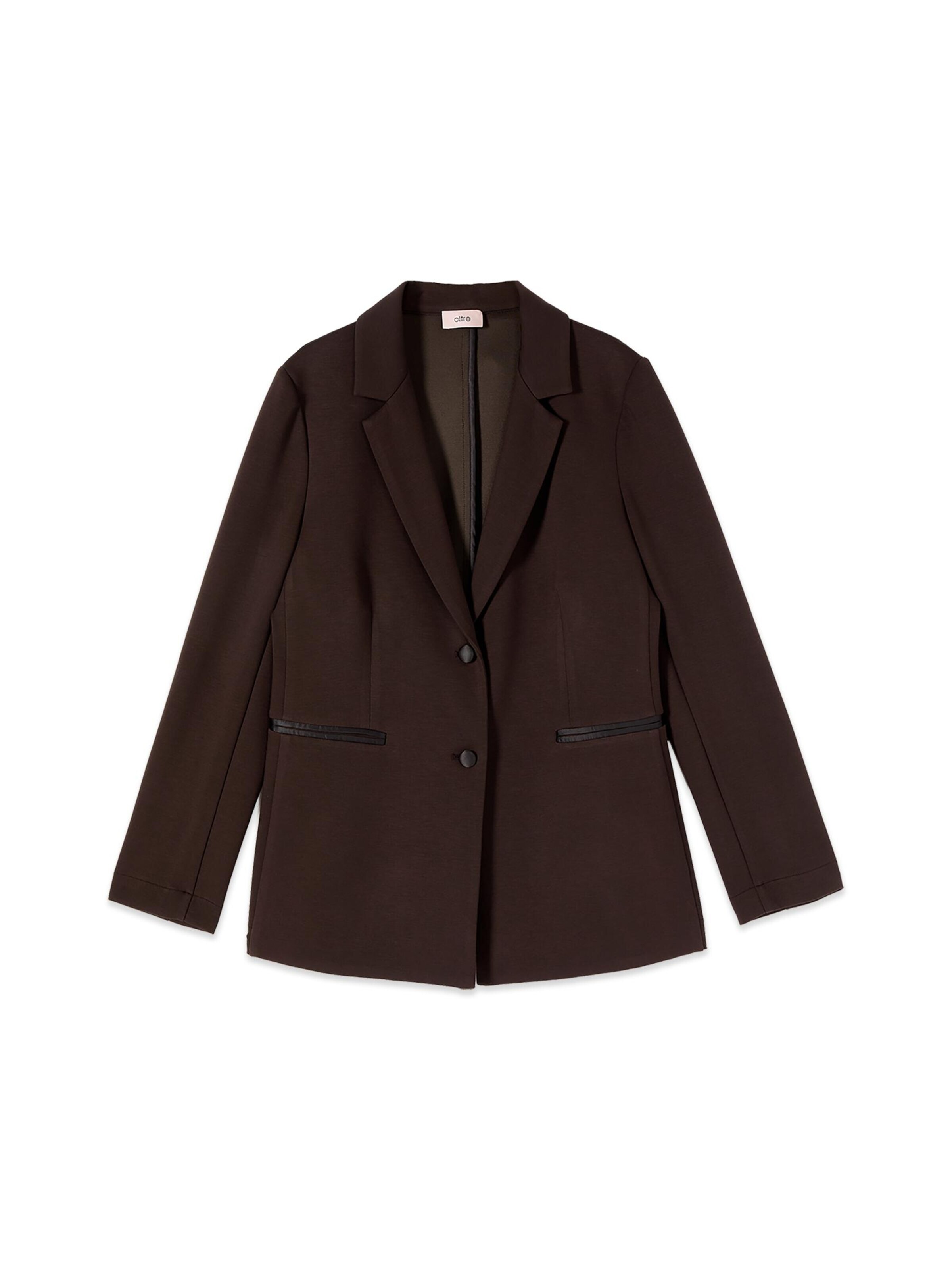 Blazer oltre en marron : devant