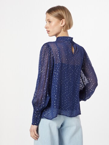 Warehouse Bluse in Blau