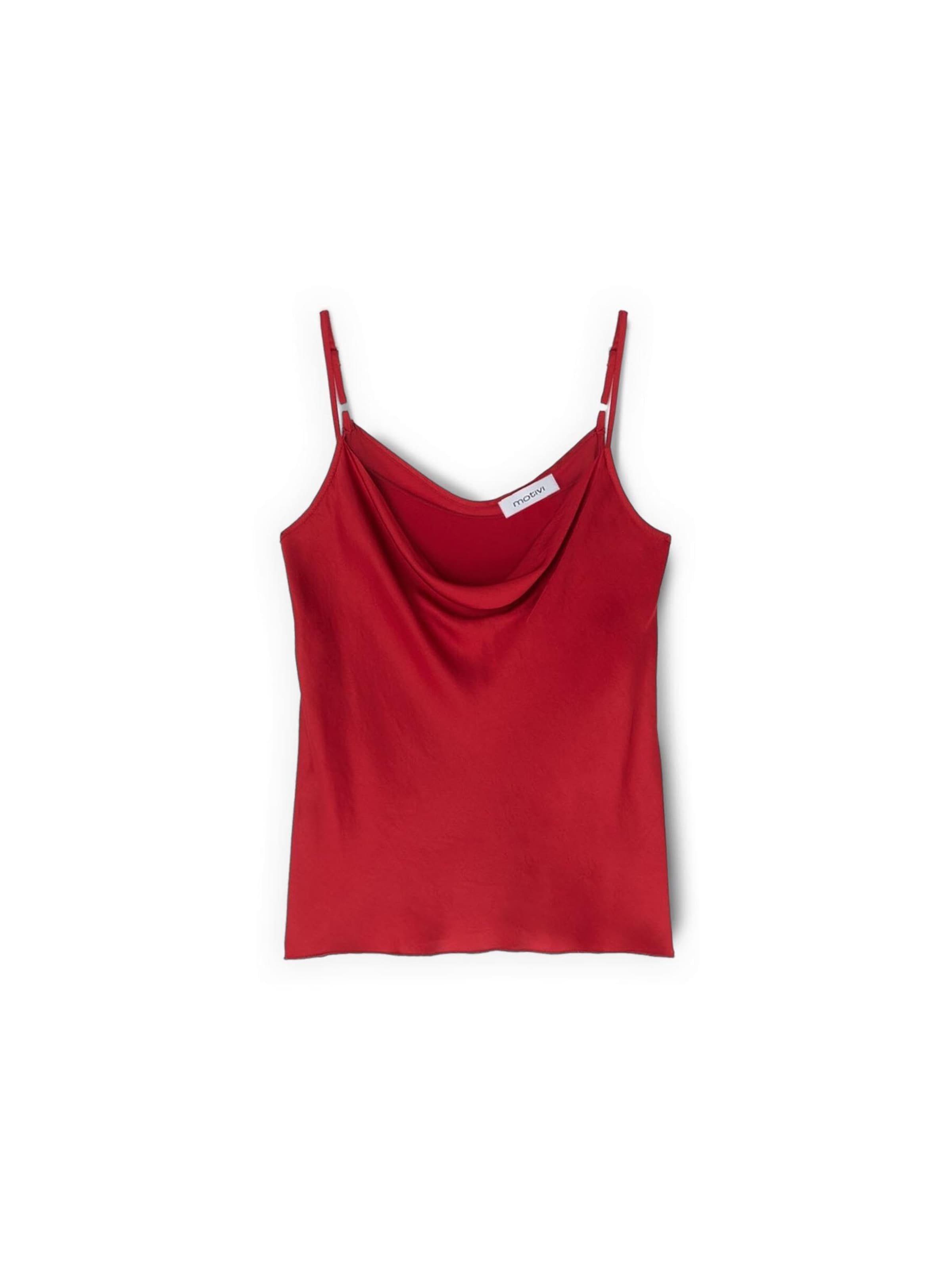 MOTIVI Top in Rood: voorkant