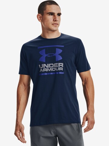 UNDER ARMOUR Performance Shirt 'GL Foundation' in Blue: front