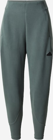 ADIDAS SPORTSWEARTapered Sportske hlače 'Z.N.E. Winterized' - zelena boja: prednji dio