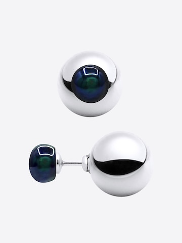 Ateliers Saint Germain - Pendientes 'Cap Ferret' en negro: frente