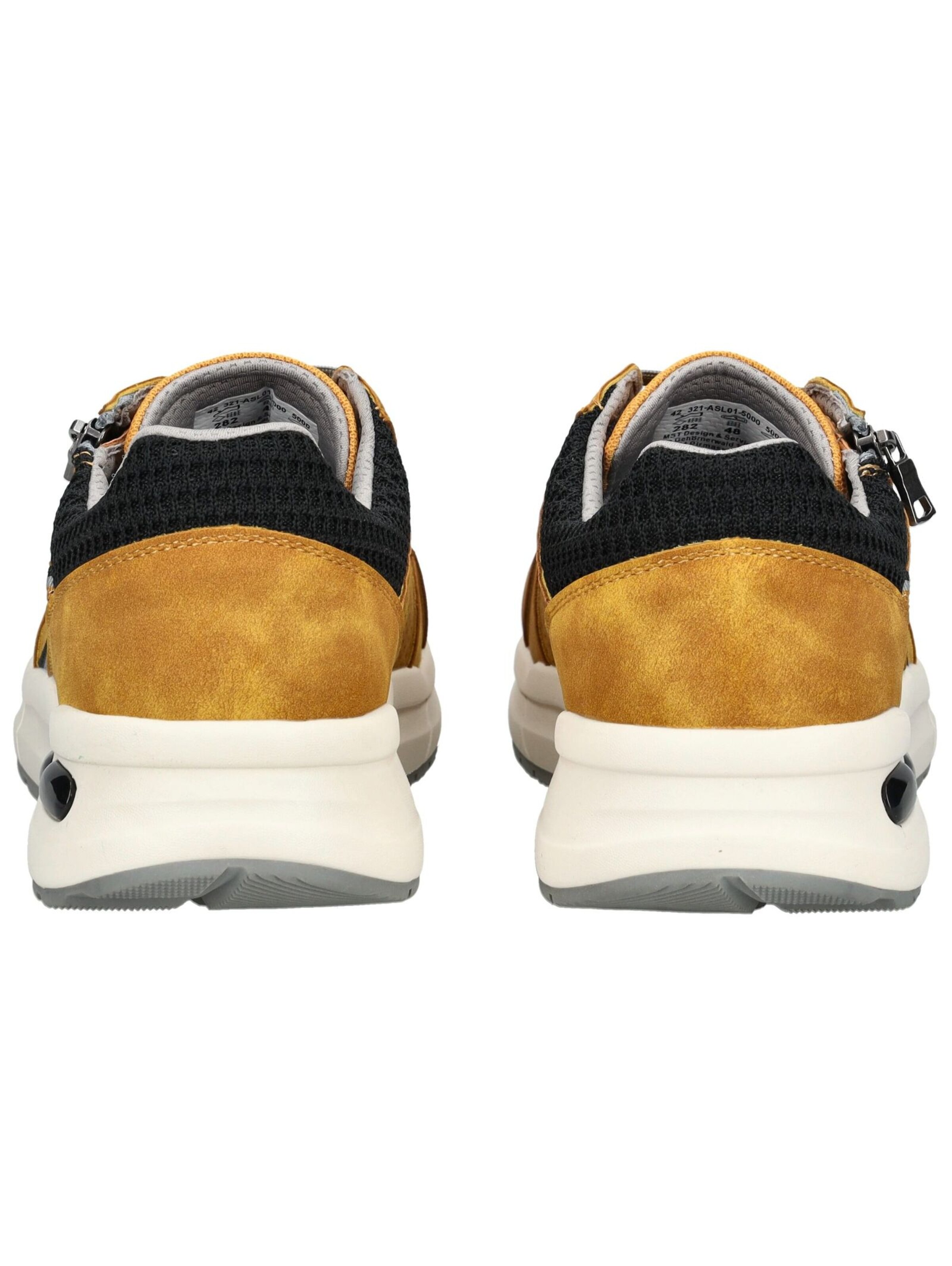 Sneaker bassa di bugatti in giallo